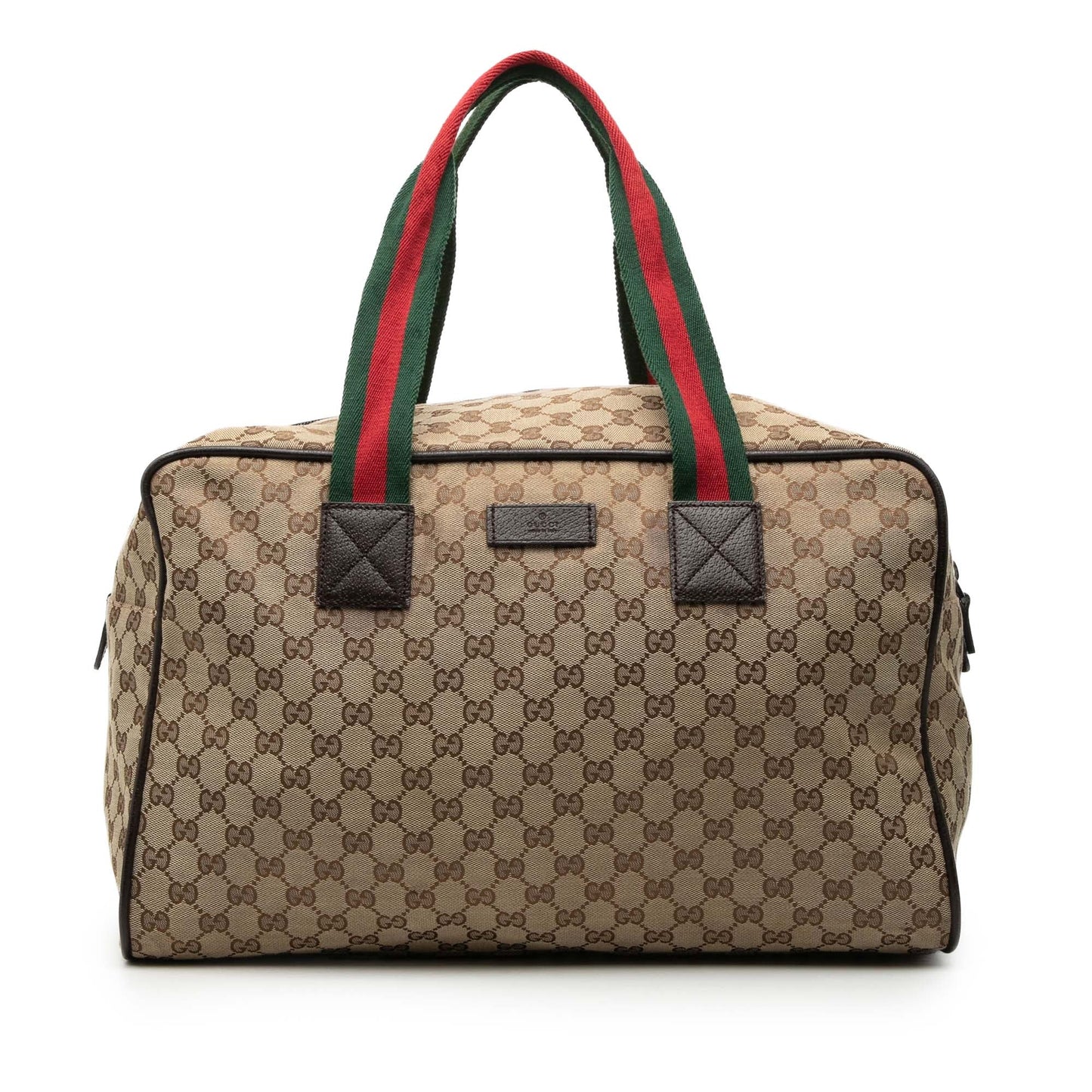 Gucci GG Canvas Web Duffle Bag