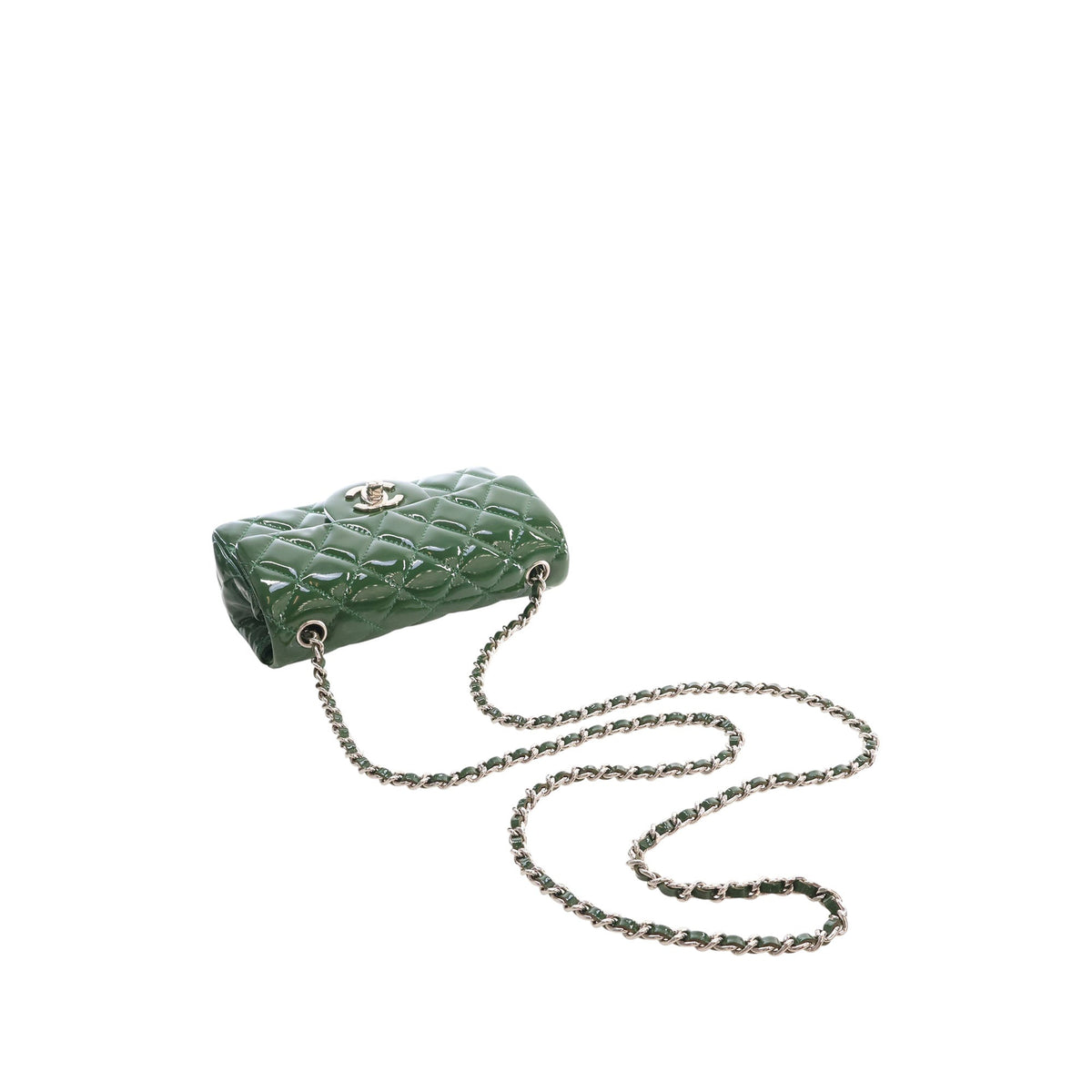 Chanel Extra Mini Rectangular Classic Patent Single Flap