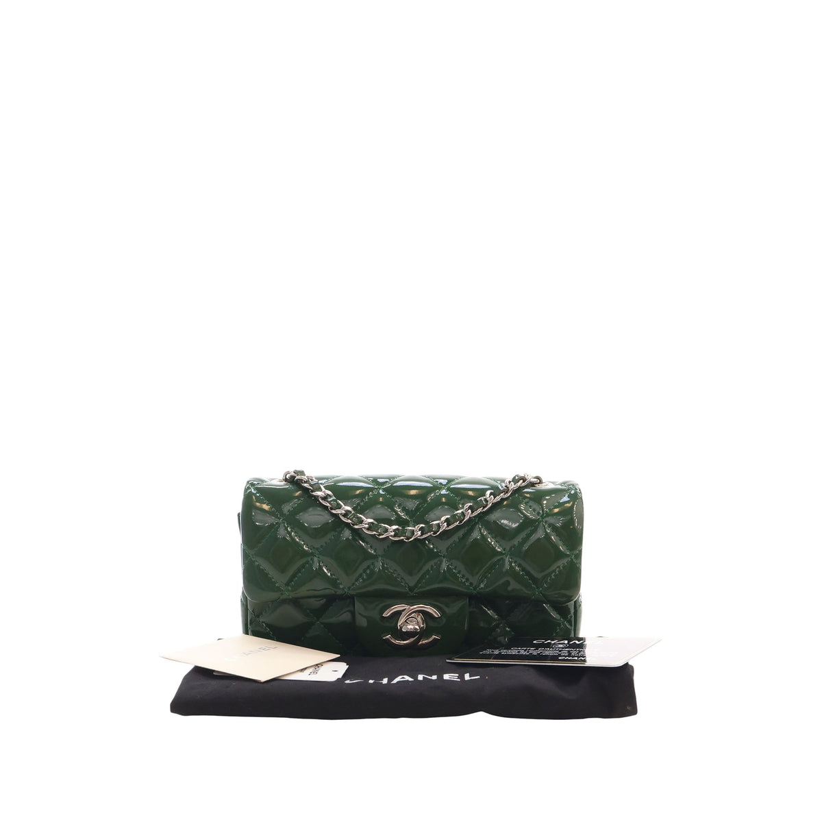 Chanel Extra Mini Rectangular Classic Patent Single Flap