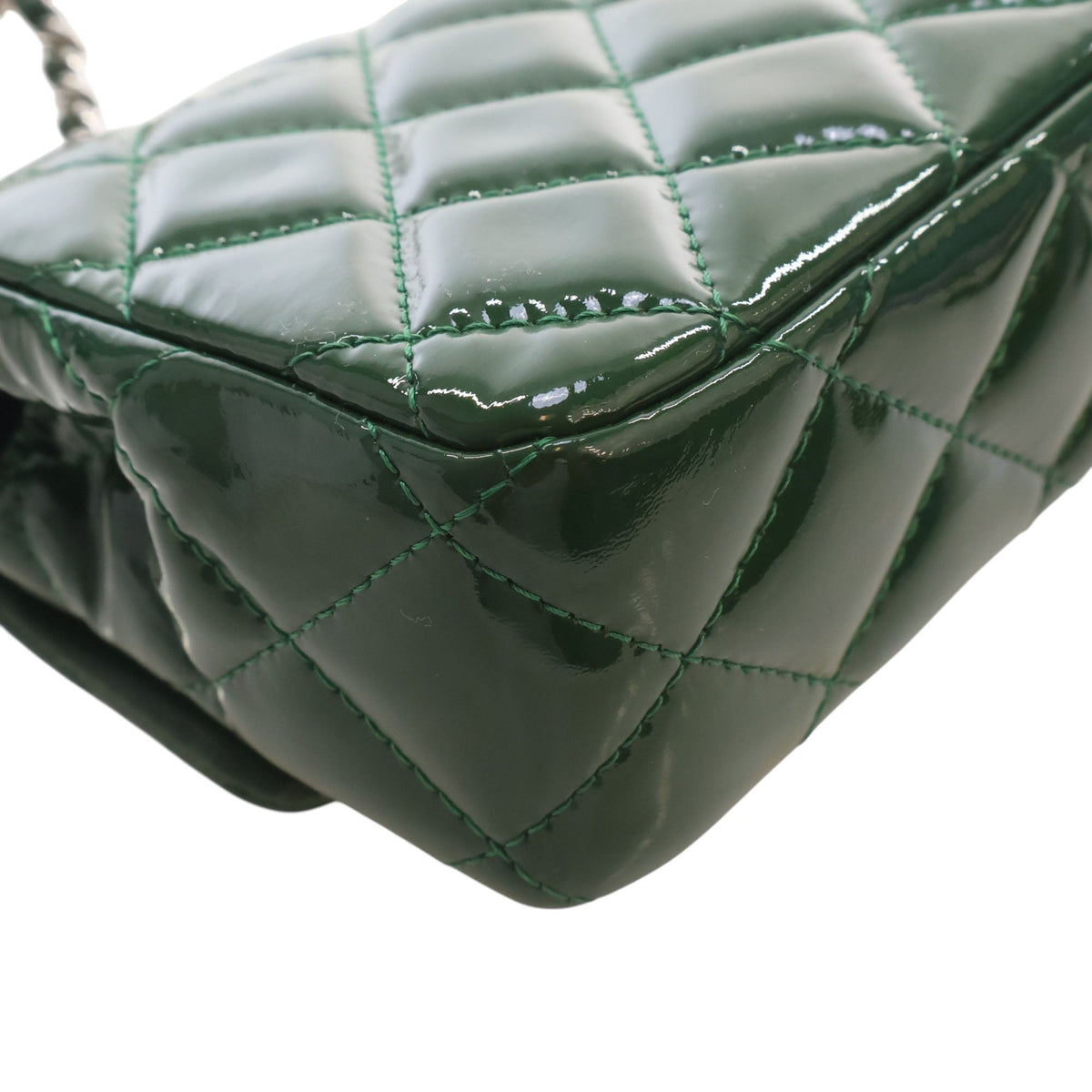 Chanel Extra Mini Rectangular Classic Patent Single Flap