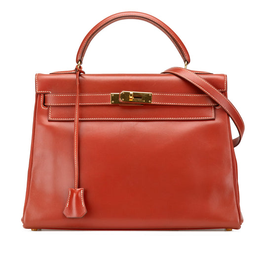 HermÃ¨s Box Calf Kelly Retourne 32