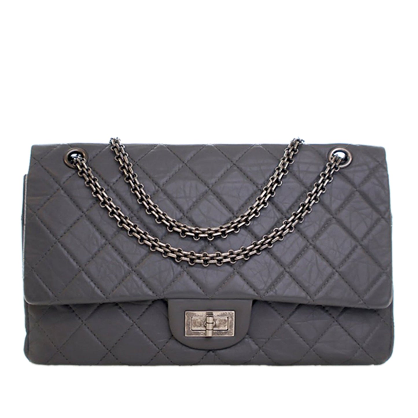 Chanel Quilted Aged Calfskin Reissue 2.55 Double Flap 227