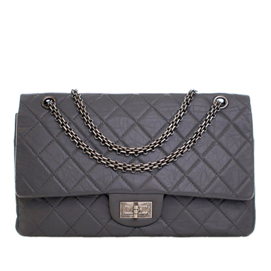 Chanel Quilted Aged Calfskin Reissue 2.55 Double Flap 227