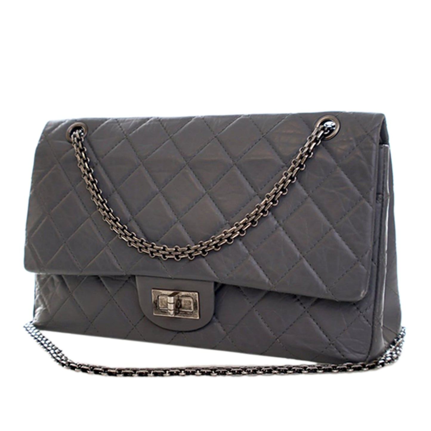 Chanel Quilted Aged Calfskin Reissue 2.55 Double Flap 227