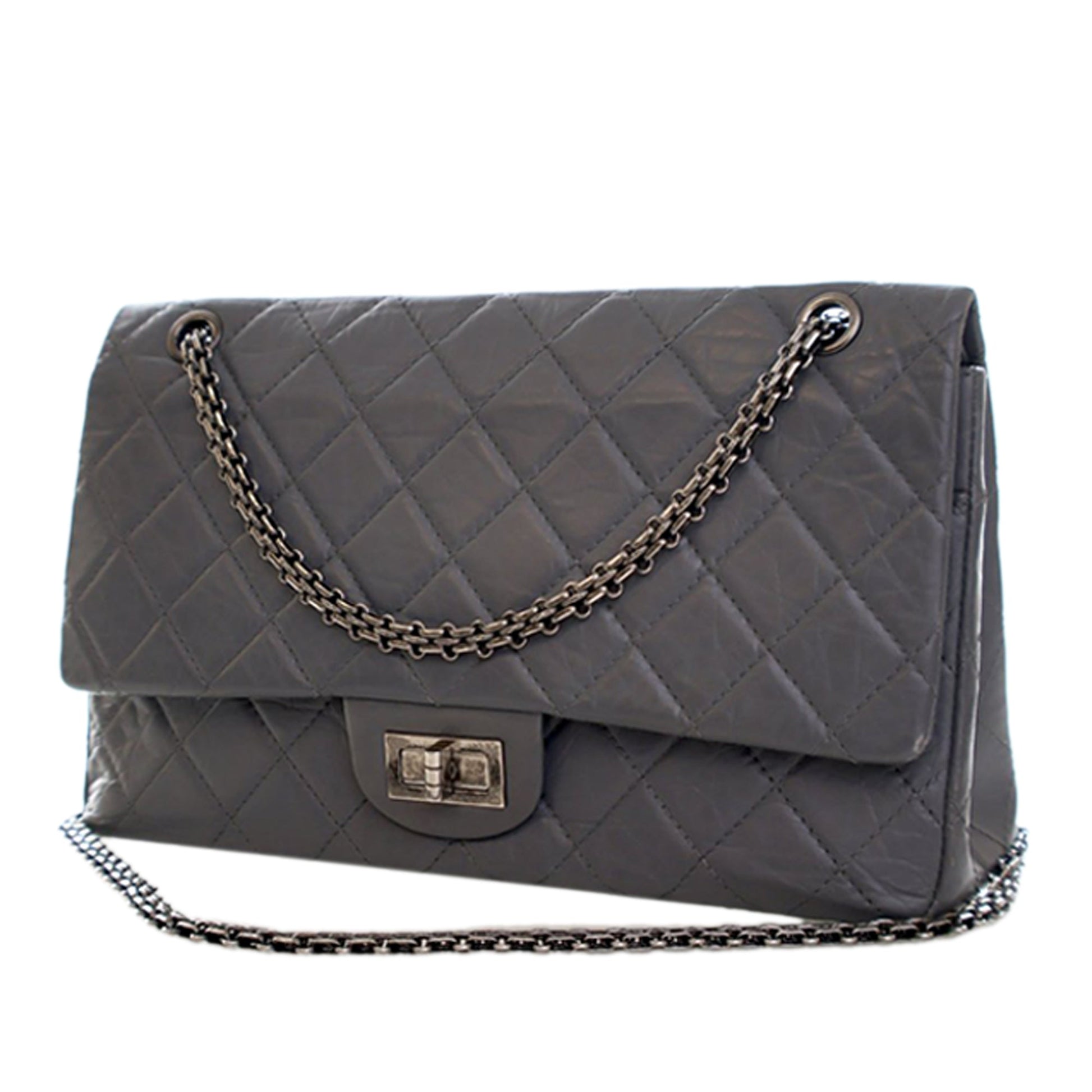 Chanel Quilted Aged Calfskin Reissue 2.55 Double Flap 227