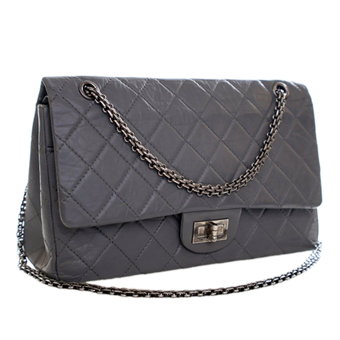 Chanel Quilted Aged Calfskin Reissue 2.55 Double Flap 227