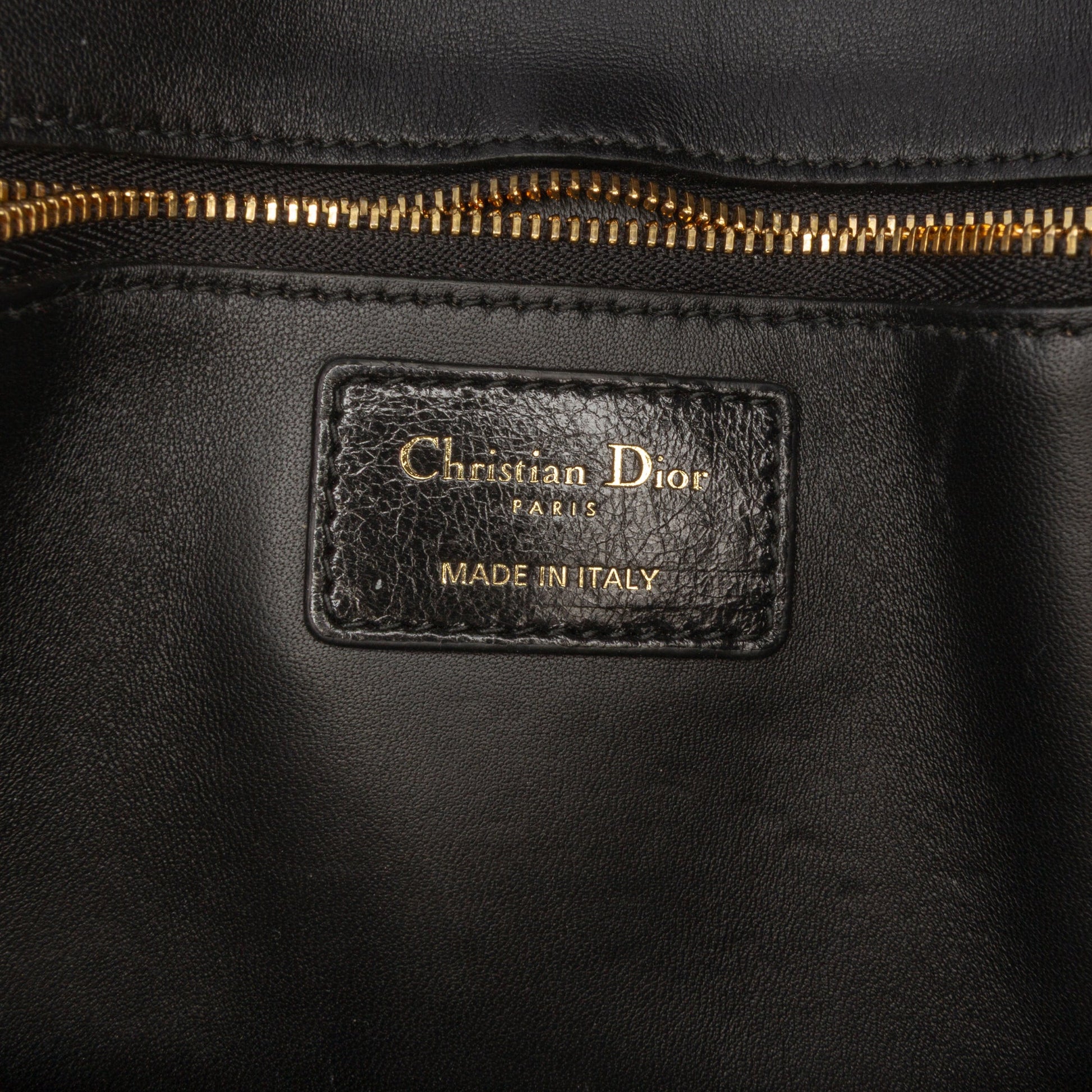 Dior Leather Montaigne 30 Clutch with Chain