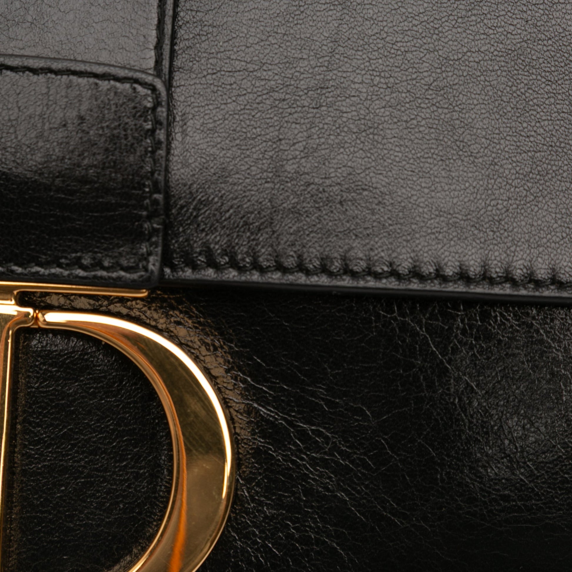 Dior Leather Montaigne 30 Clutch with Chain