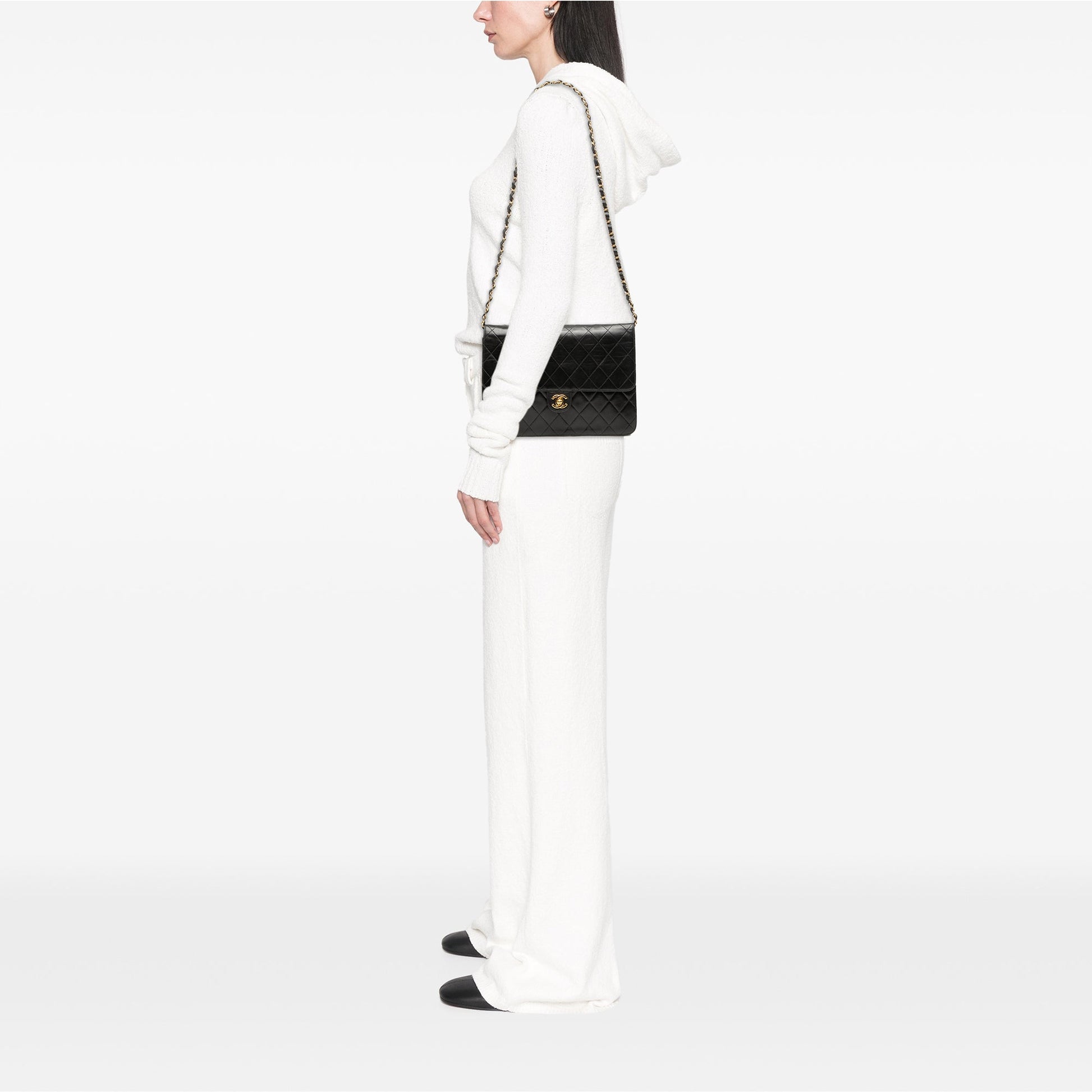 Chanel Medium CC Quilted Lambskin Single Flap