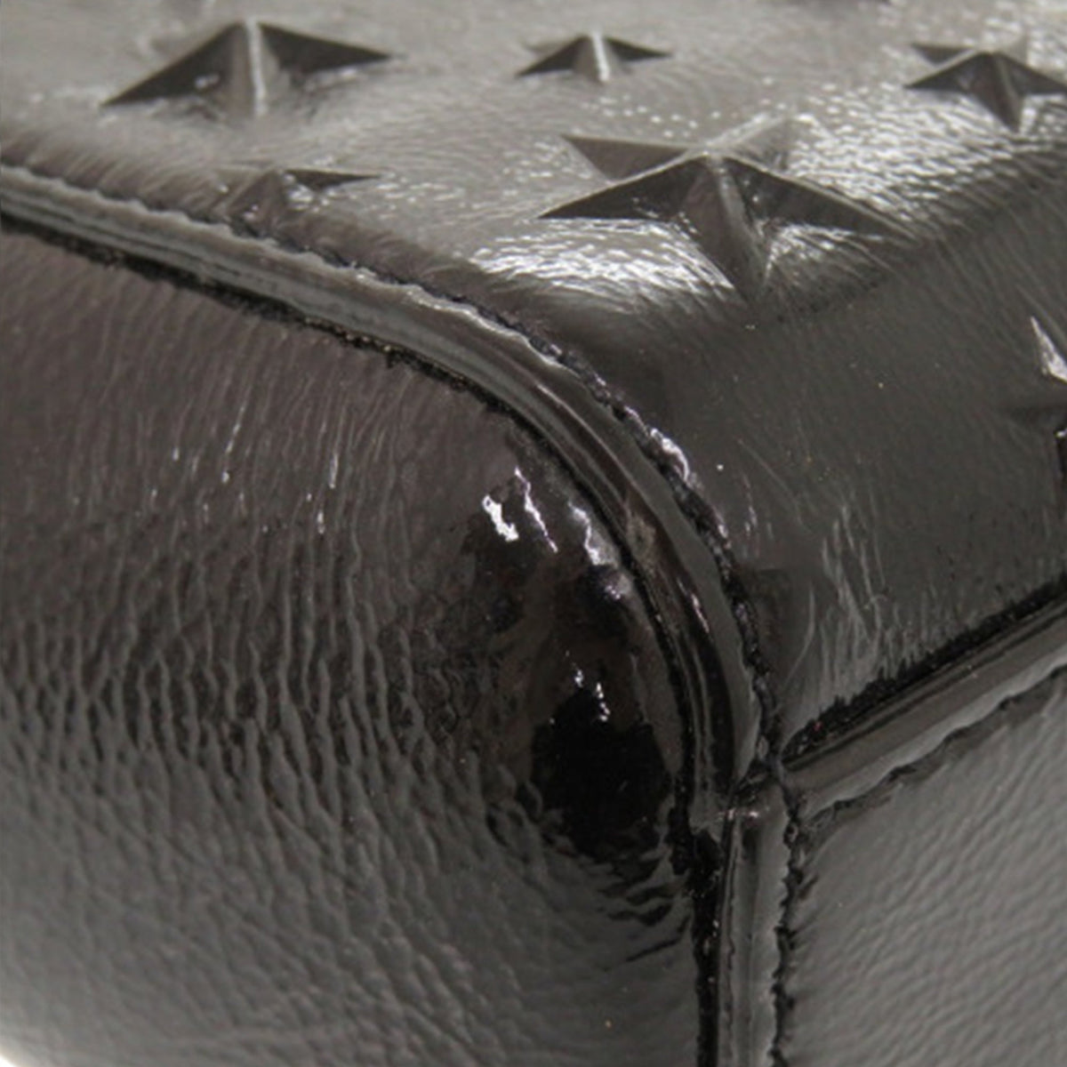 Jimmy Choo Mini Embossed Patent Star Pegasi Tote