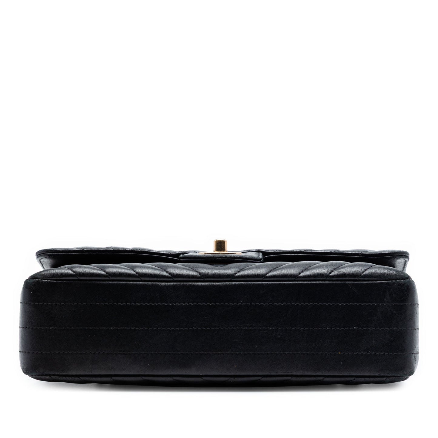 Chanel Medium Classic Chevron Lambskin Double Flap