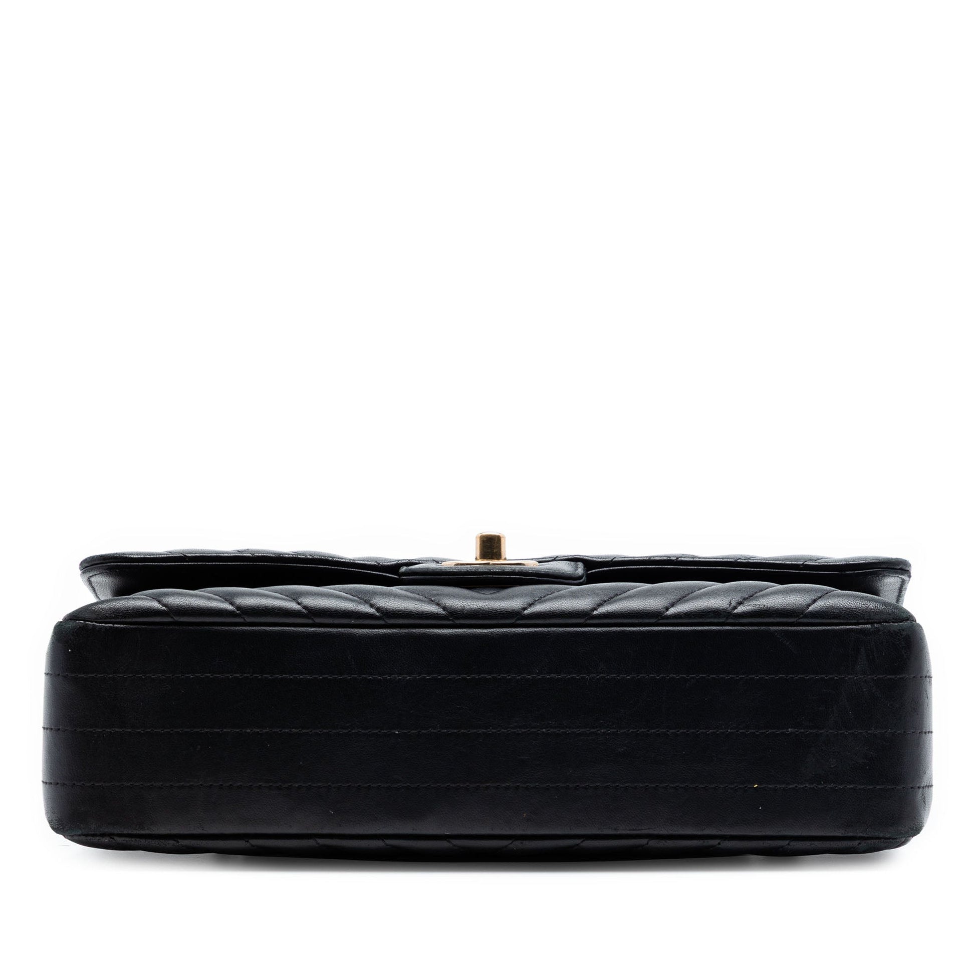 Chanel Medium Classic Chevron Lambskin Double Flap