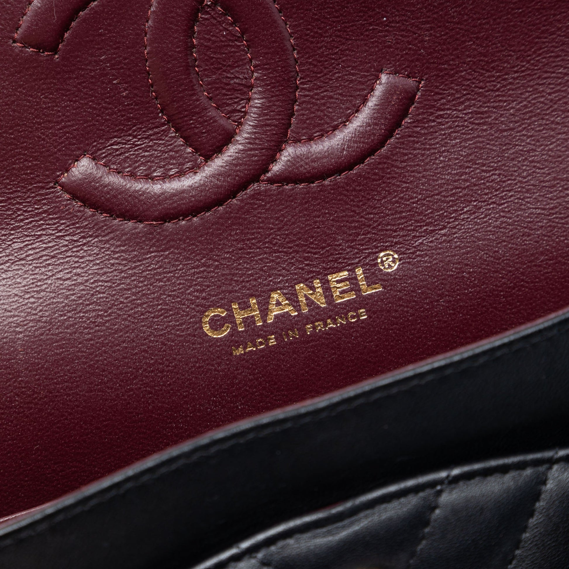 Chanel Medium Classic Chevron Lambskin Double Flap