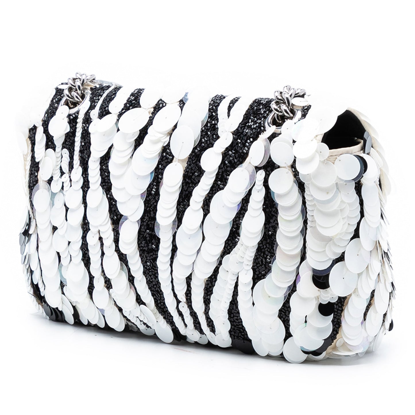 Medium GG Marmont Sequin Embellished Leather Shoulder Bag
