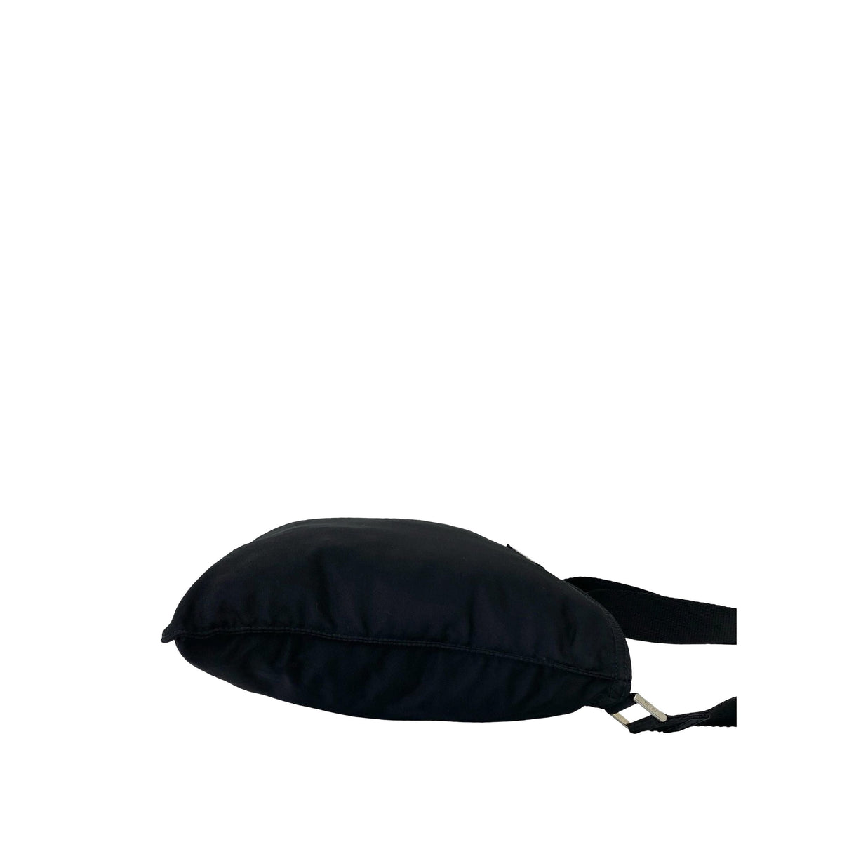 Prada Tessuto Zip Top Crossbody — Black