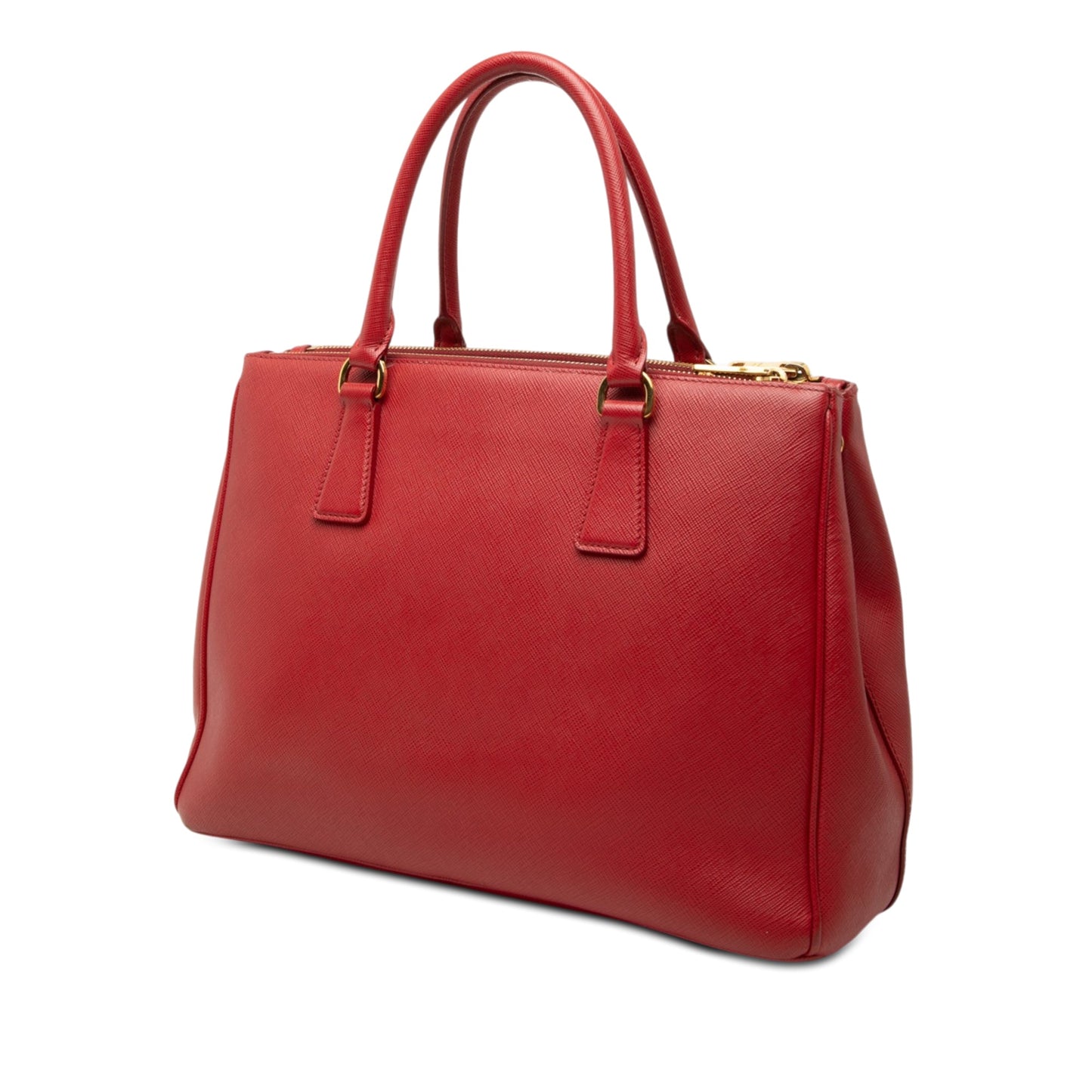 Prada Large Saffiano Lux Galleria Double Zip Satchel