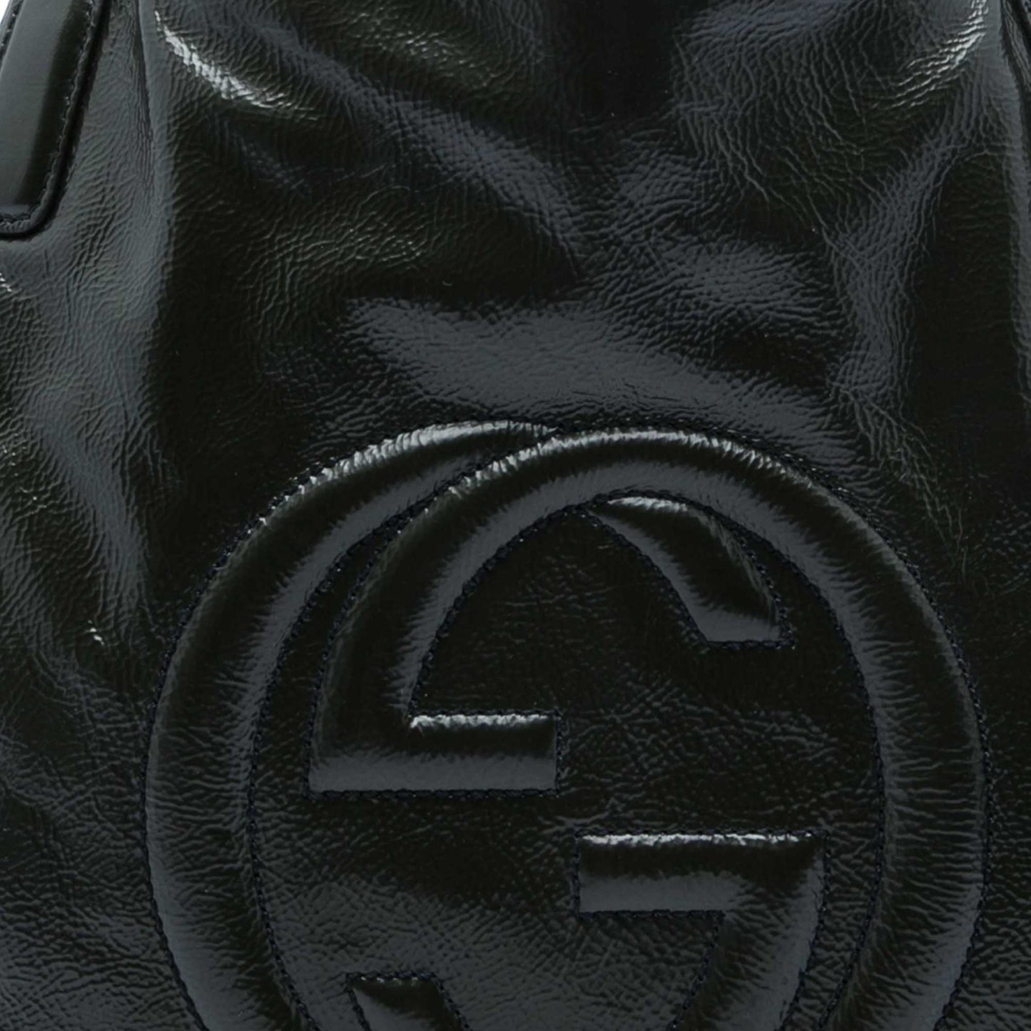 Gucci Medium Patent Soho Cellarius Tote