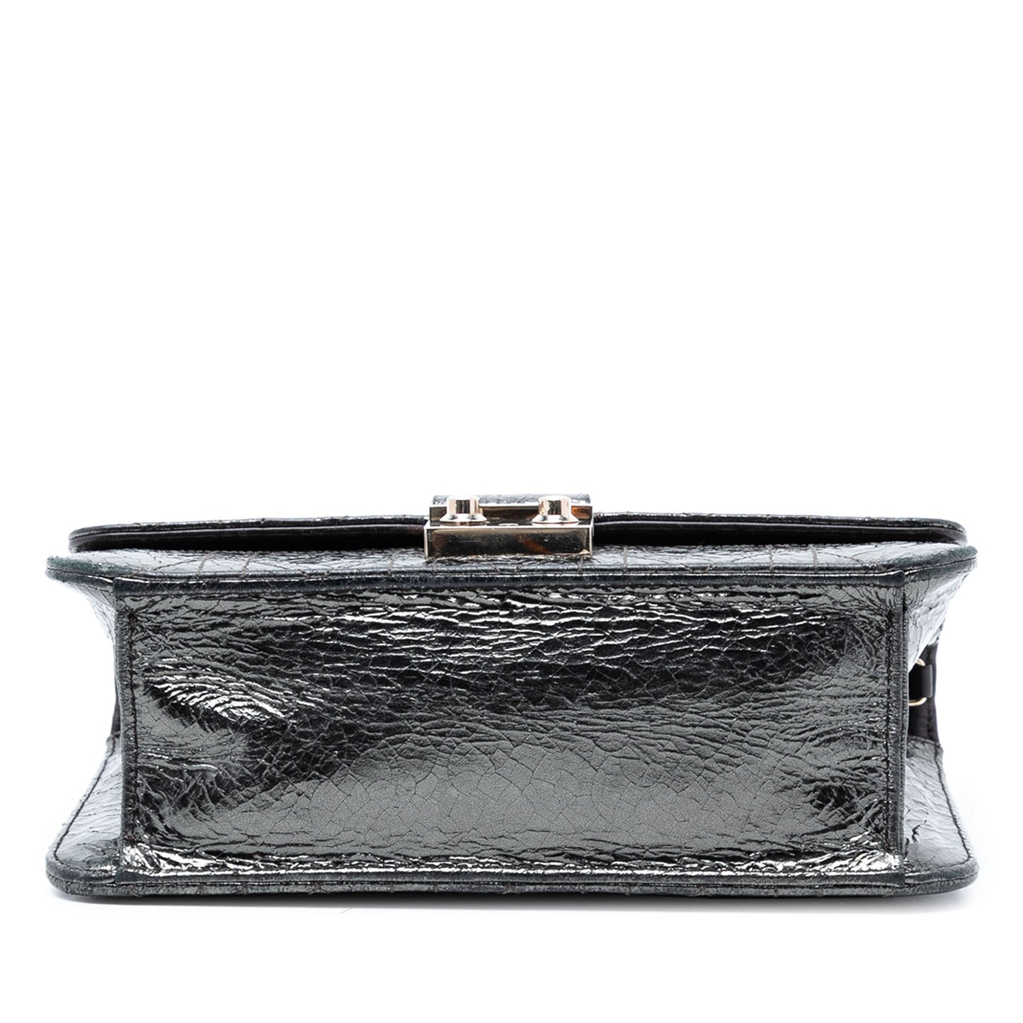 Dior Metallic Crinkled Calfskin Cannage Miss Dior Promenade Crossbody