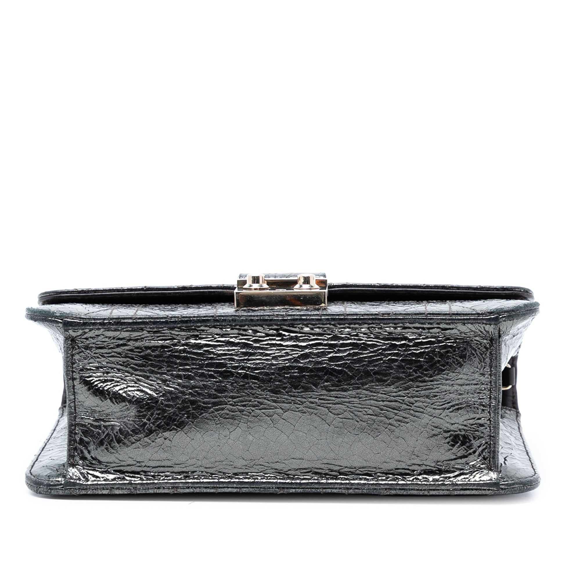 Dior Metallic Crinkled Calfskin Cannage Miss Dior Promenade Crossbody