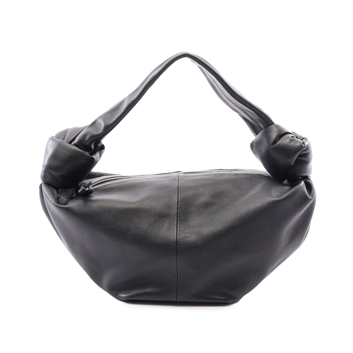 Bottega Veneta Mini Nappa Double Knot — Black