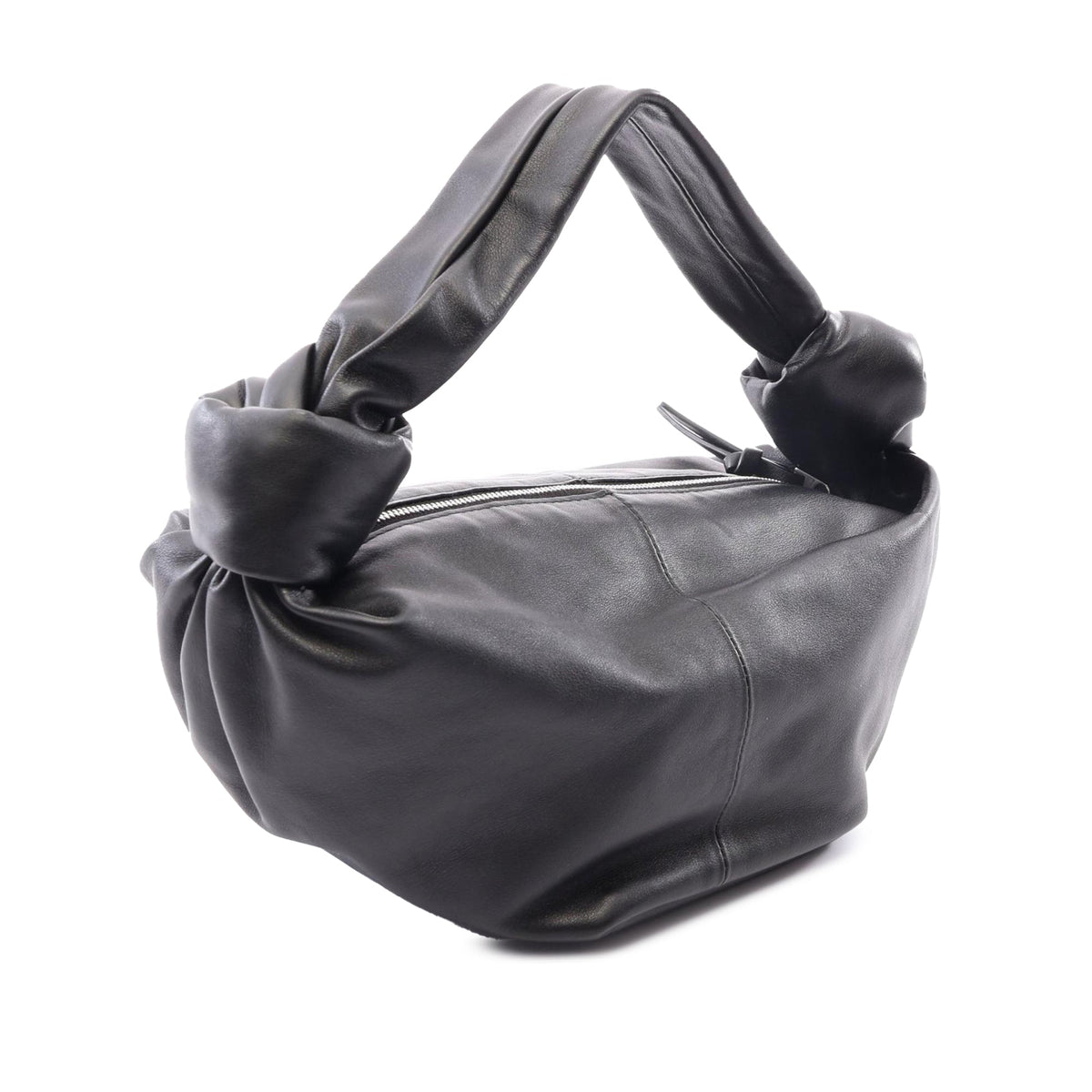 Bottega Veneta Mini Nappa Double Knot — Black