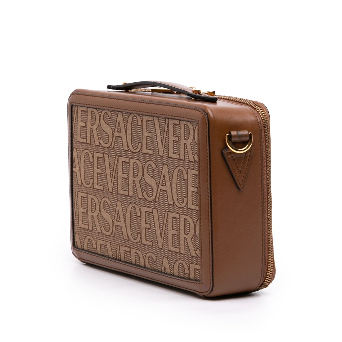 Versace Canvas All Over Messenger bag