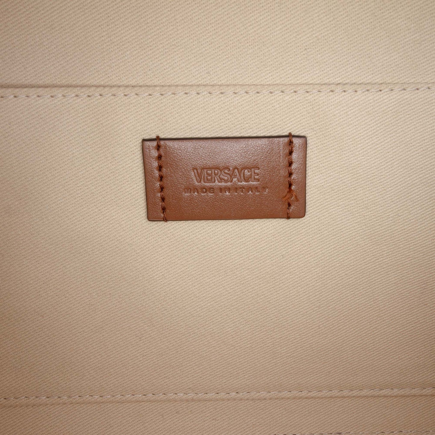 Versace Canvas All Over Messenger bag