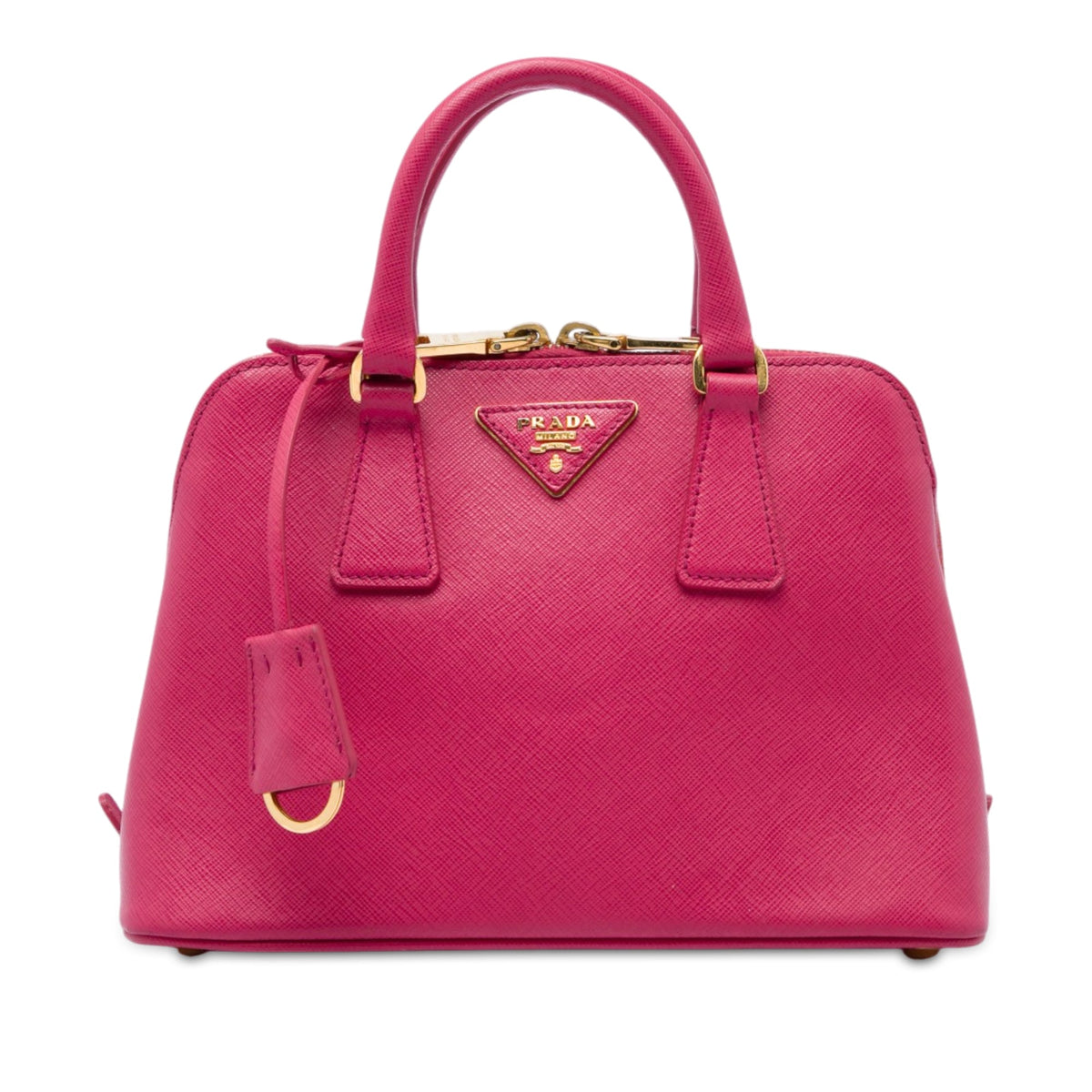 Prada Small Saffiano Lux Promenade Satchel