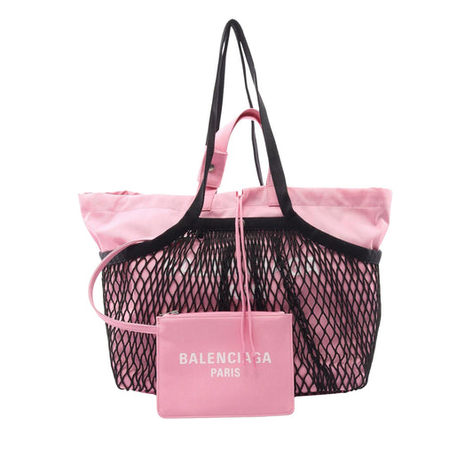 Balenciaga Mesh and Canvas 24/7 Tote