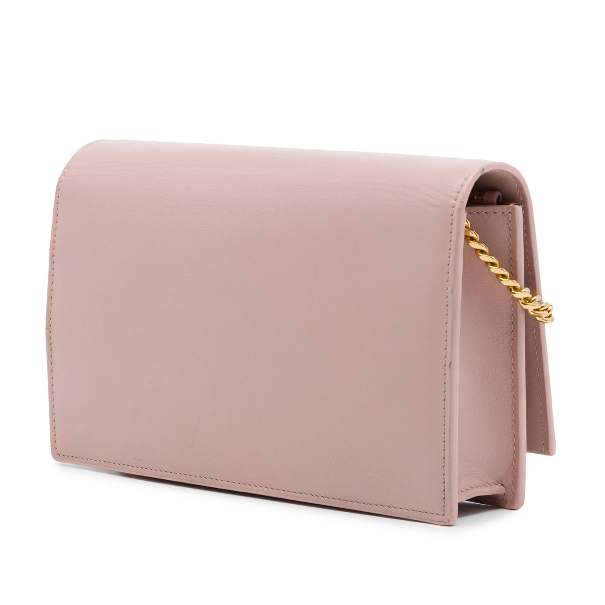 Saint Laurent Smooth Calfskin Monogram Kate Tassel Wallet on Chain