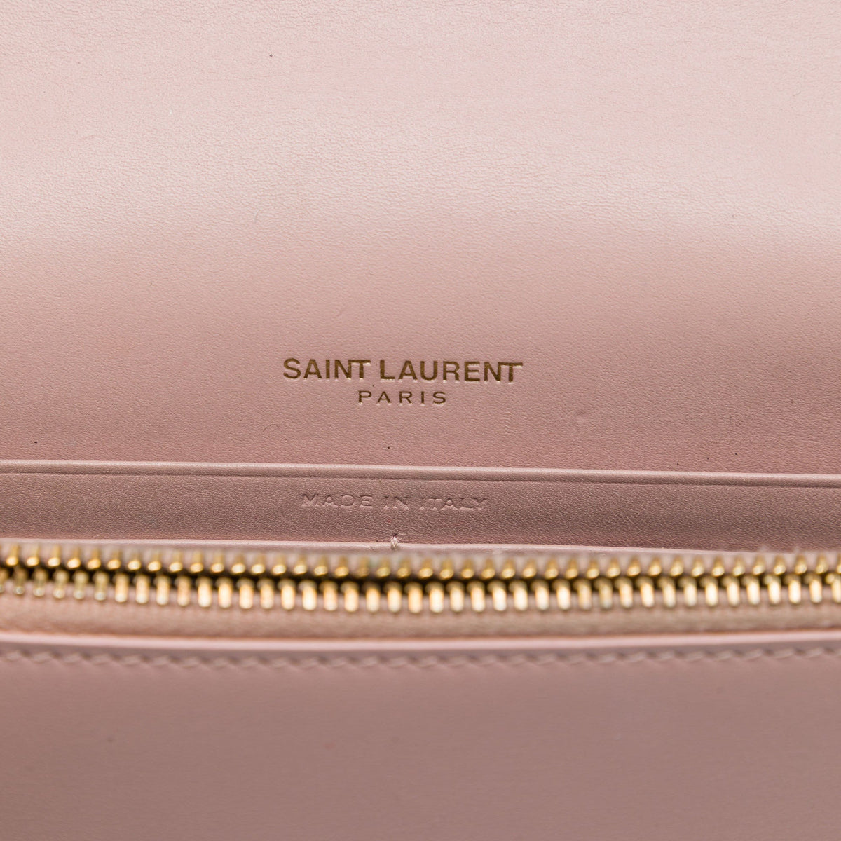 Saint Laurent Smooth Calfskin Monogram Kate Tassel Wallet on Chain