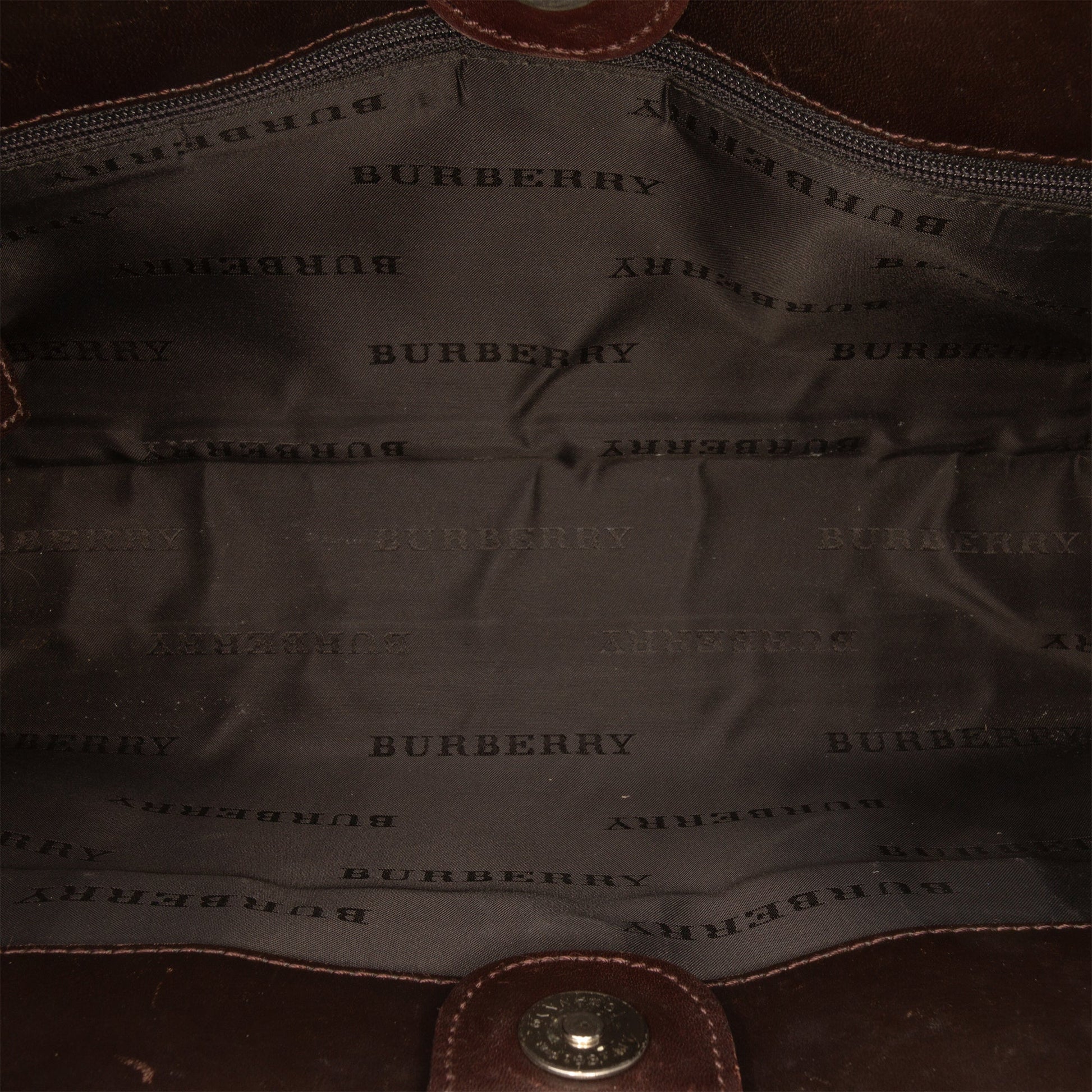 Burberry House Check Canvas Handbag