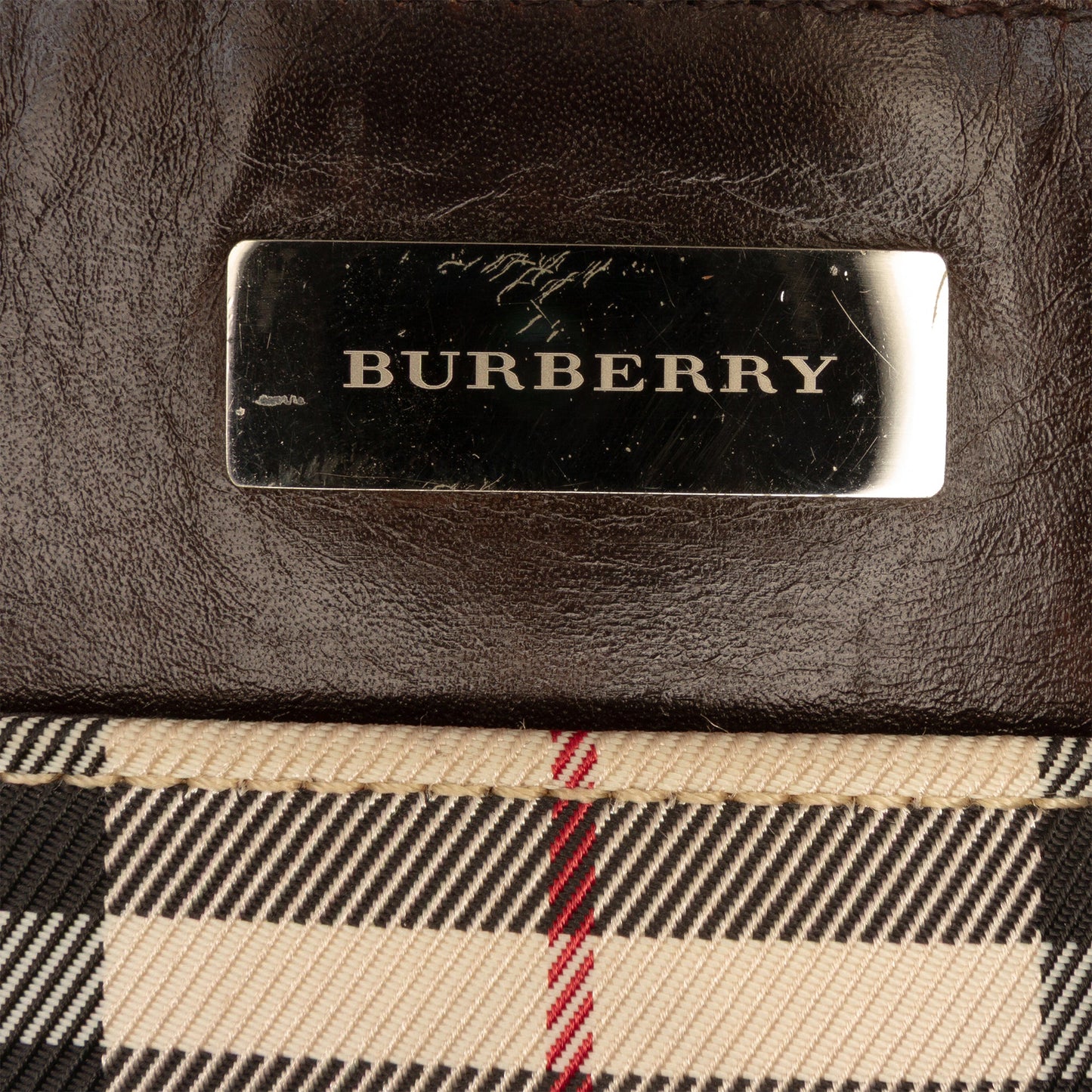 Burberry House Check Canvas Handbag