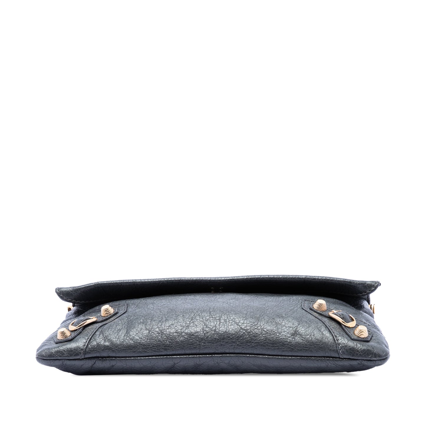 Balenciaga Lambskin Motocross Giant 12 Envelope Clutch With Strap