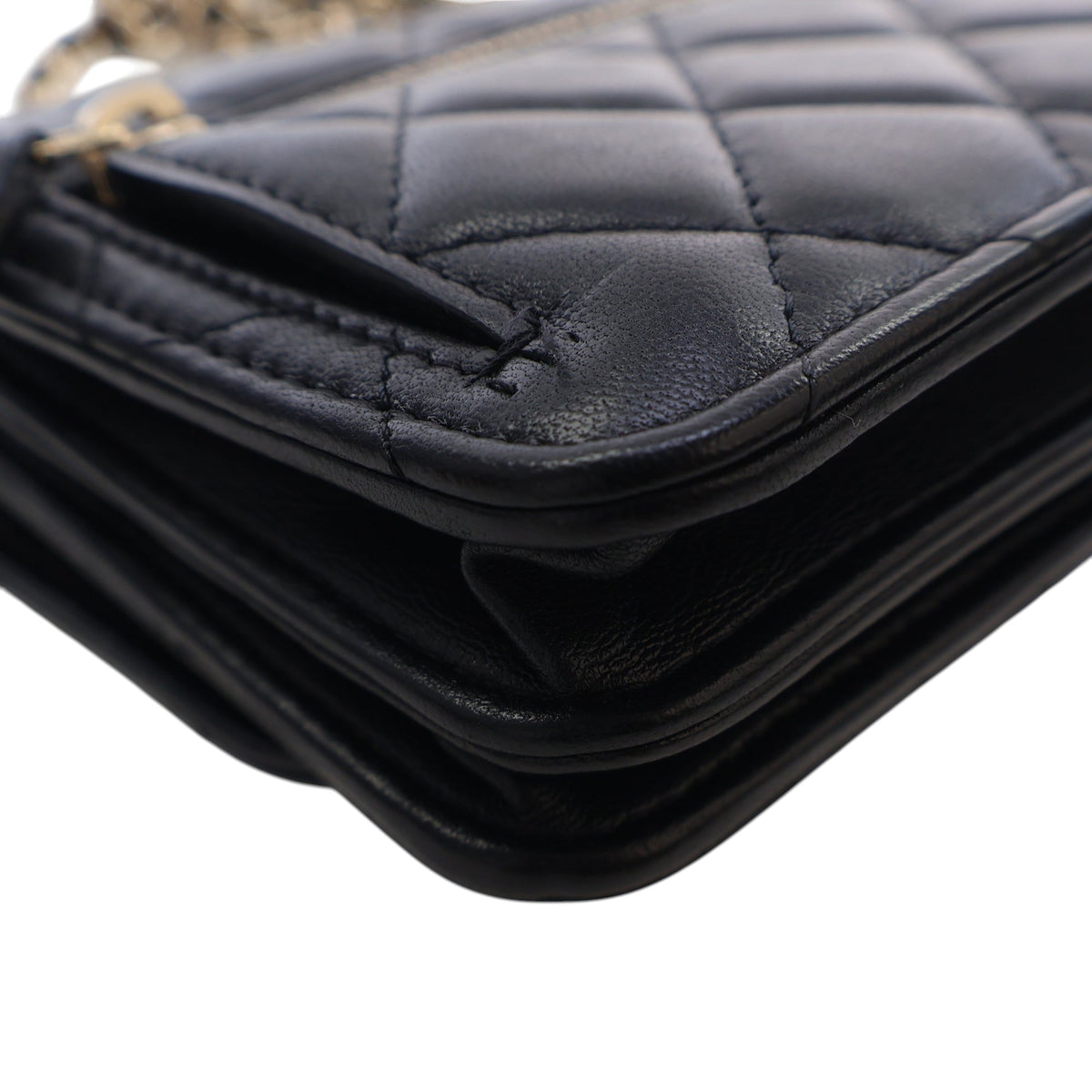 Chanel Mini Quilted Lambskin Trendy CC Wallet On Chain