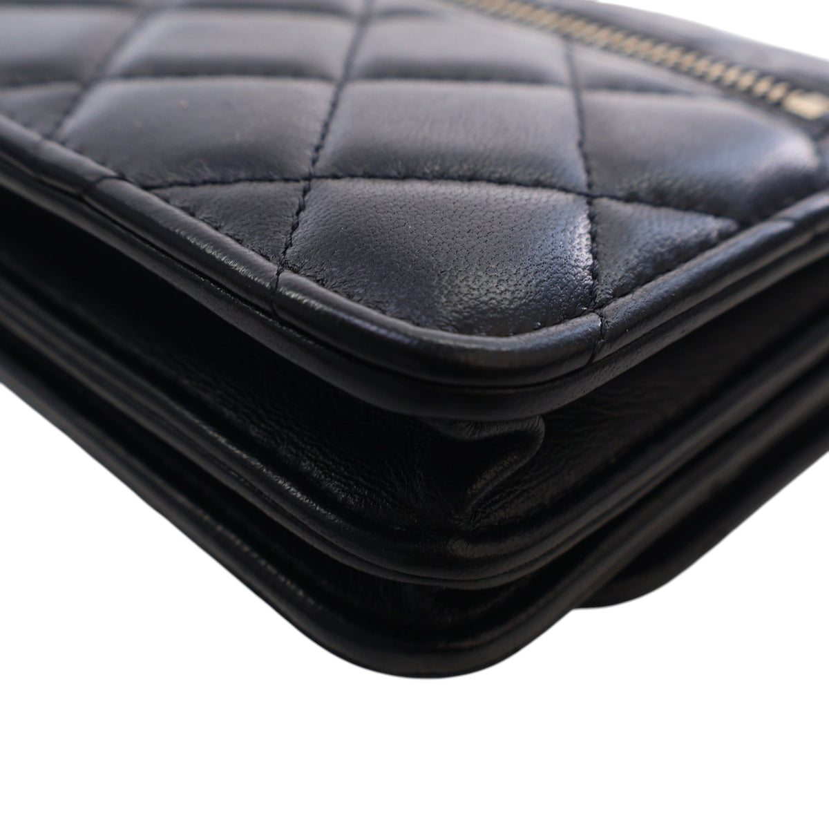 Chanel Mini Quilted Lambskin Trendy CC Wallet On Chain
