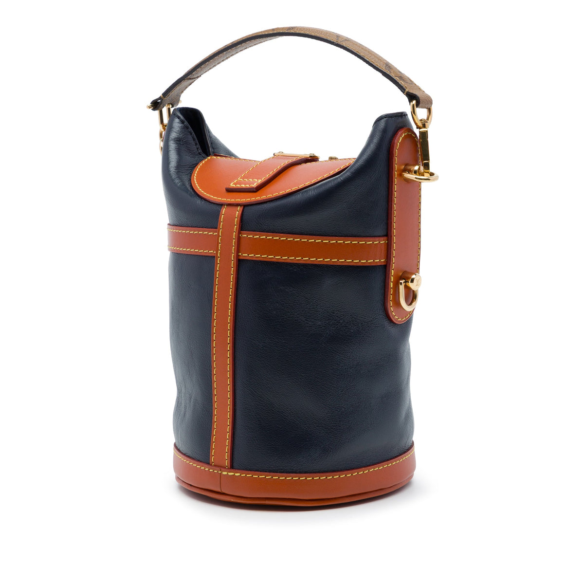 Louis Vuitton Calfskin and Monogram Reverse Duffle Bag