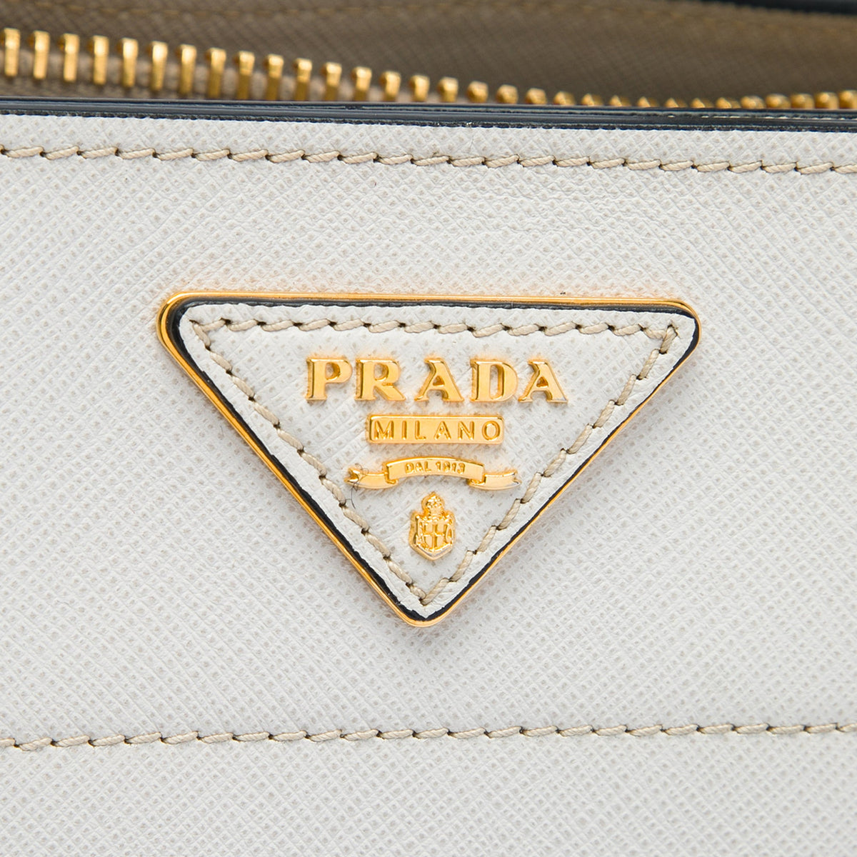 Prada Saffiano Soft Triple Pocket Tote