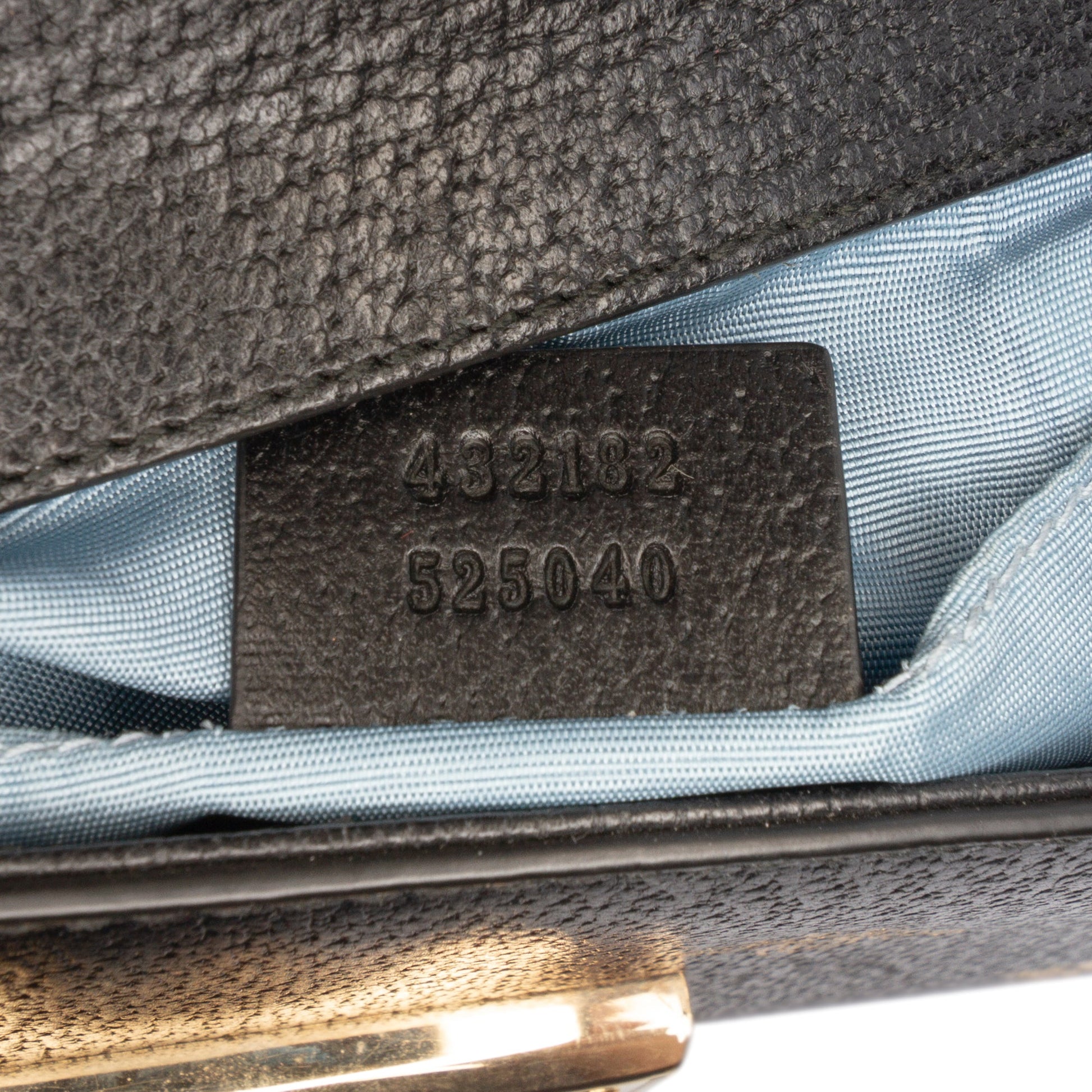 Gucci Small Leather Bee Star Padlock Crossbody