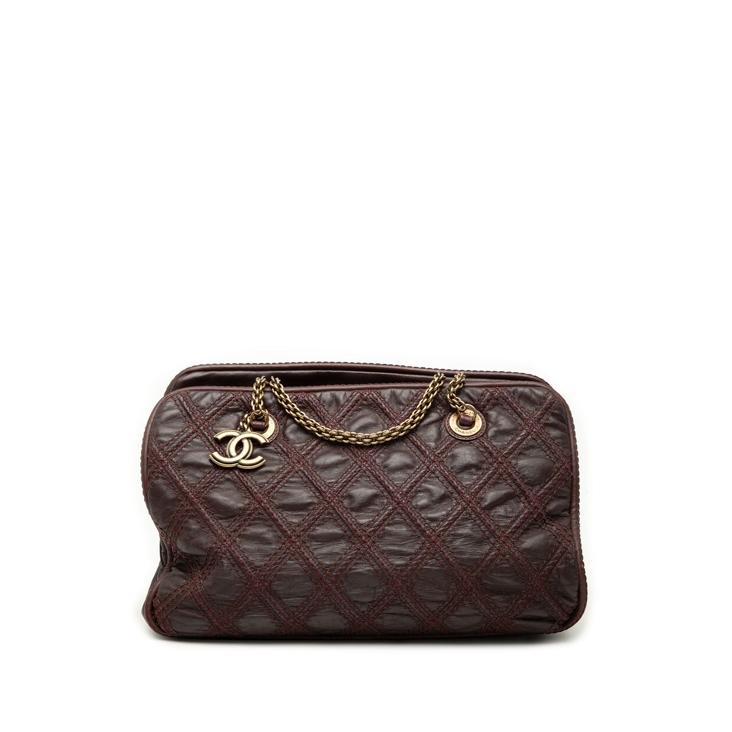 Chanel Quilted Calfskin Triptych Shoulder Bag