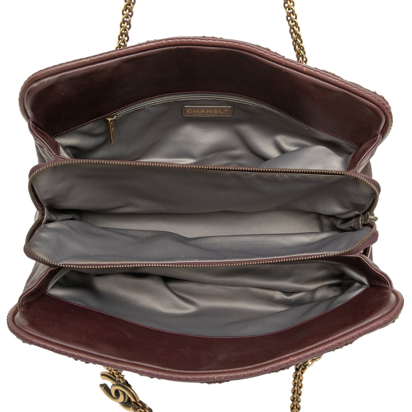 Chanel Quilted Calfskin Triptych Shoulder Bag