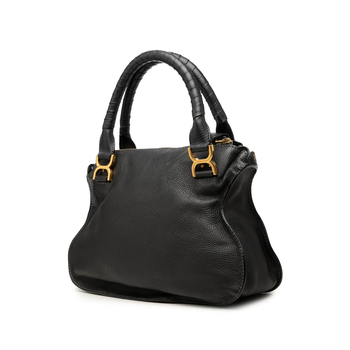 Chloé Medium Grained Leather Marcie Satchel