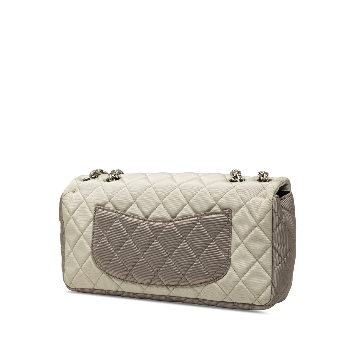 Chanel Small Tricolor Quilted Jersey Reissue 2.55 East West Flap