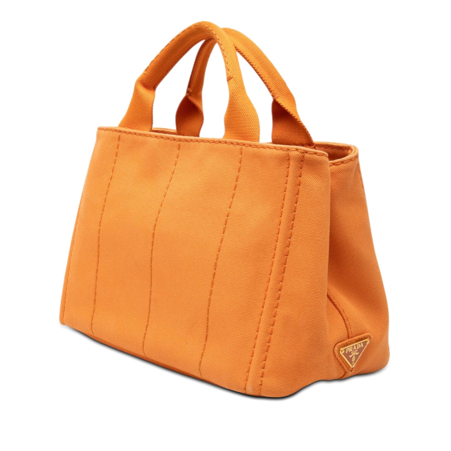 Prada Small Canvas Canapa Logo Satchel