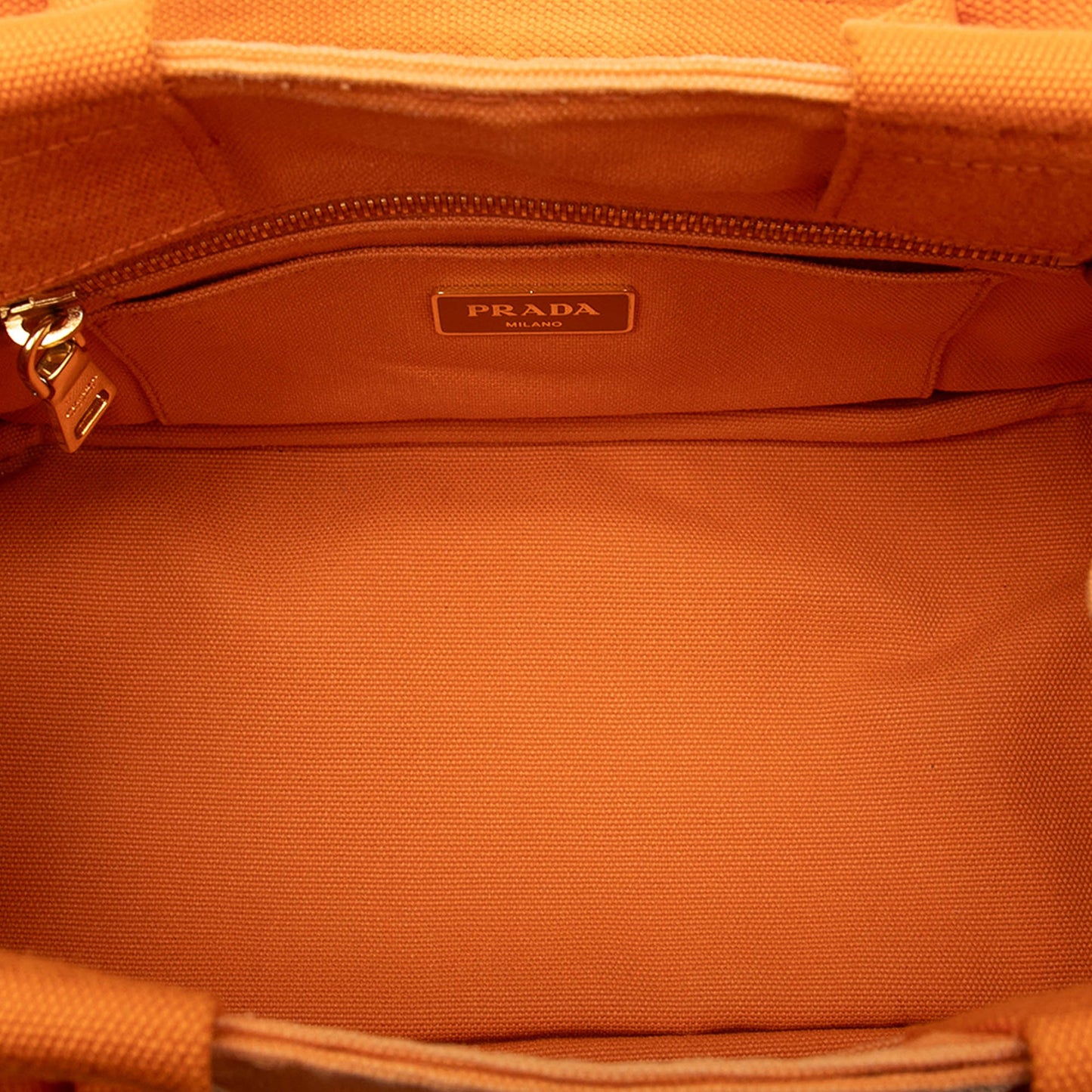Prada Small Canvas Canapa Logo Satchel