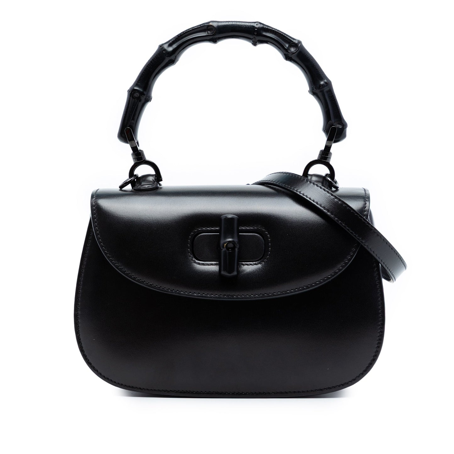 Small Calfskin 1947 Bamboo Top Handle Bag
