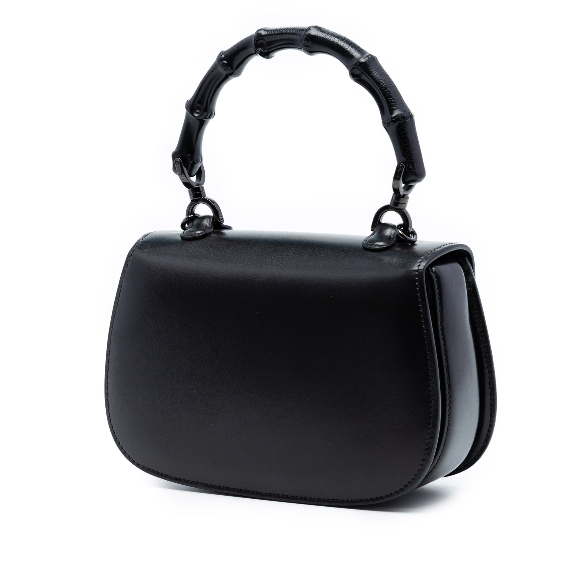 Small Calfskin 1947 Bamboo Top Handle Bag