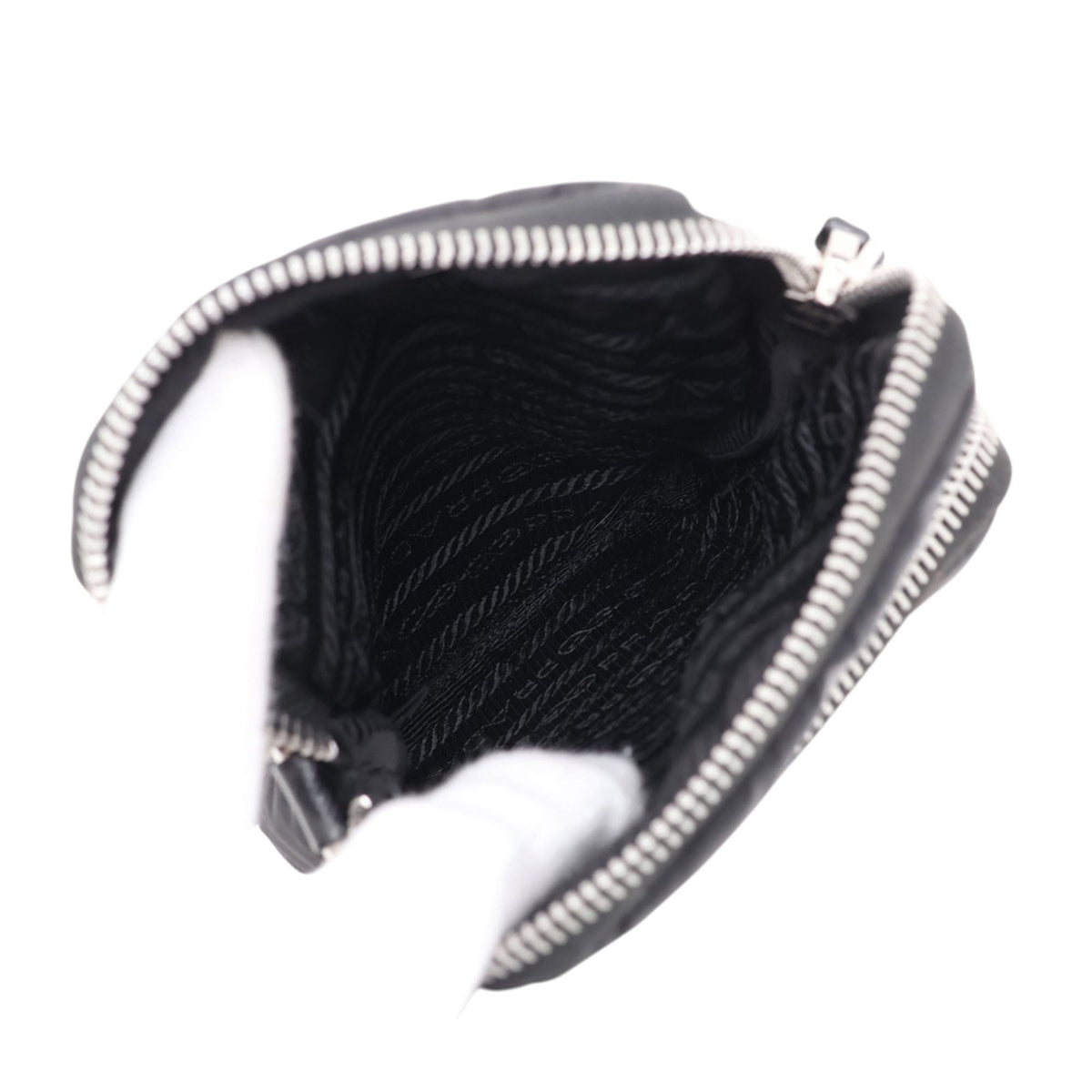 Prada Tessuto Phone Holder — Black