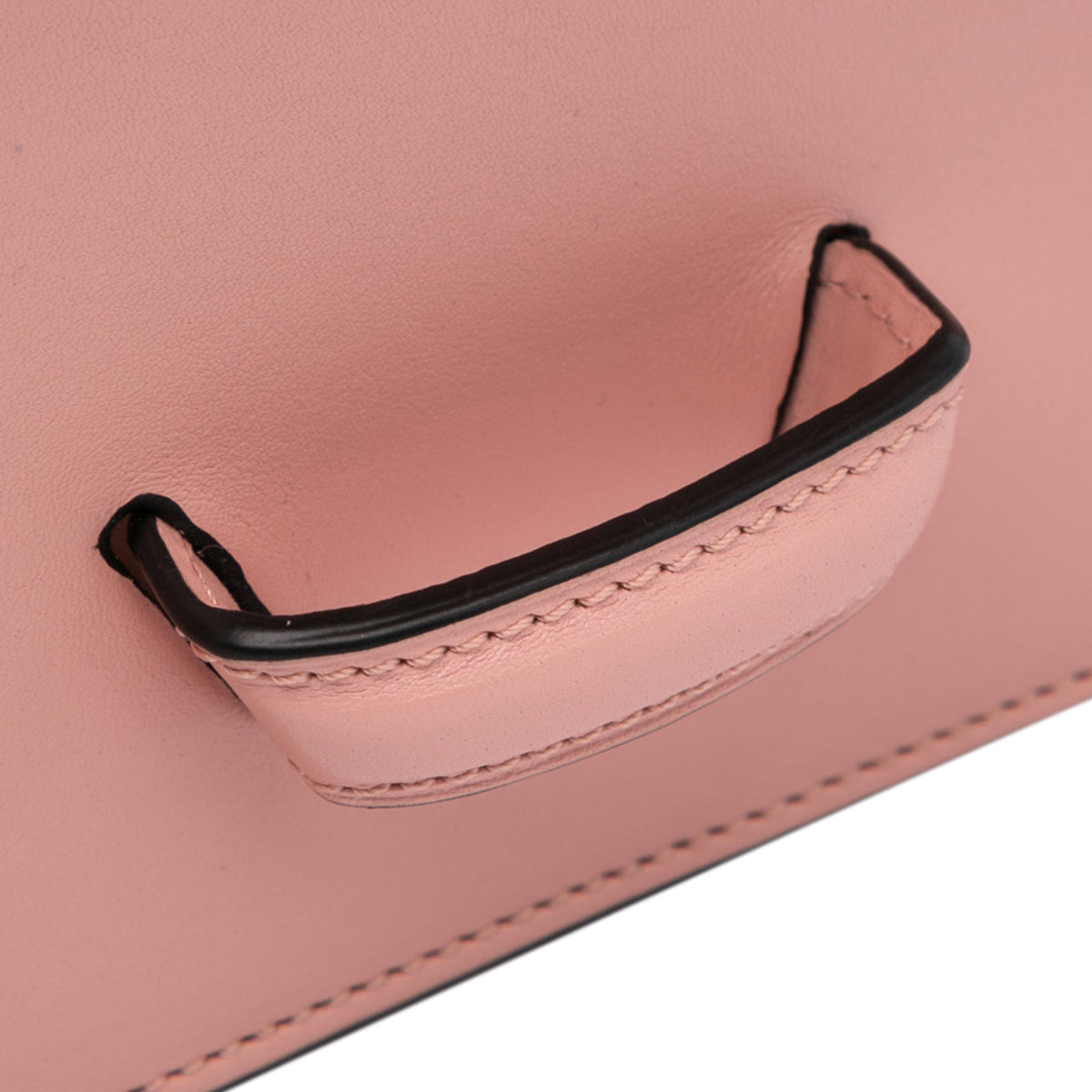 LOEWE Small Leather Gingham Barcelona Crossbody — Pink