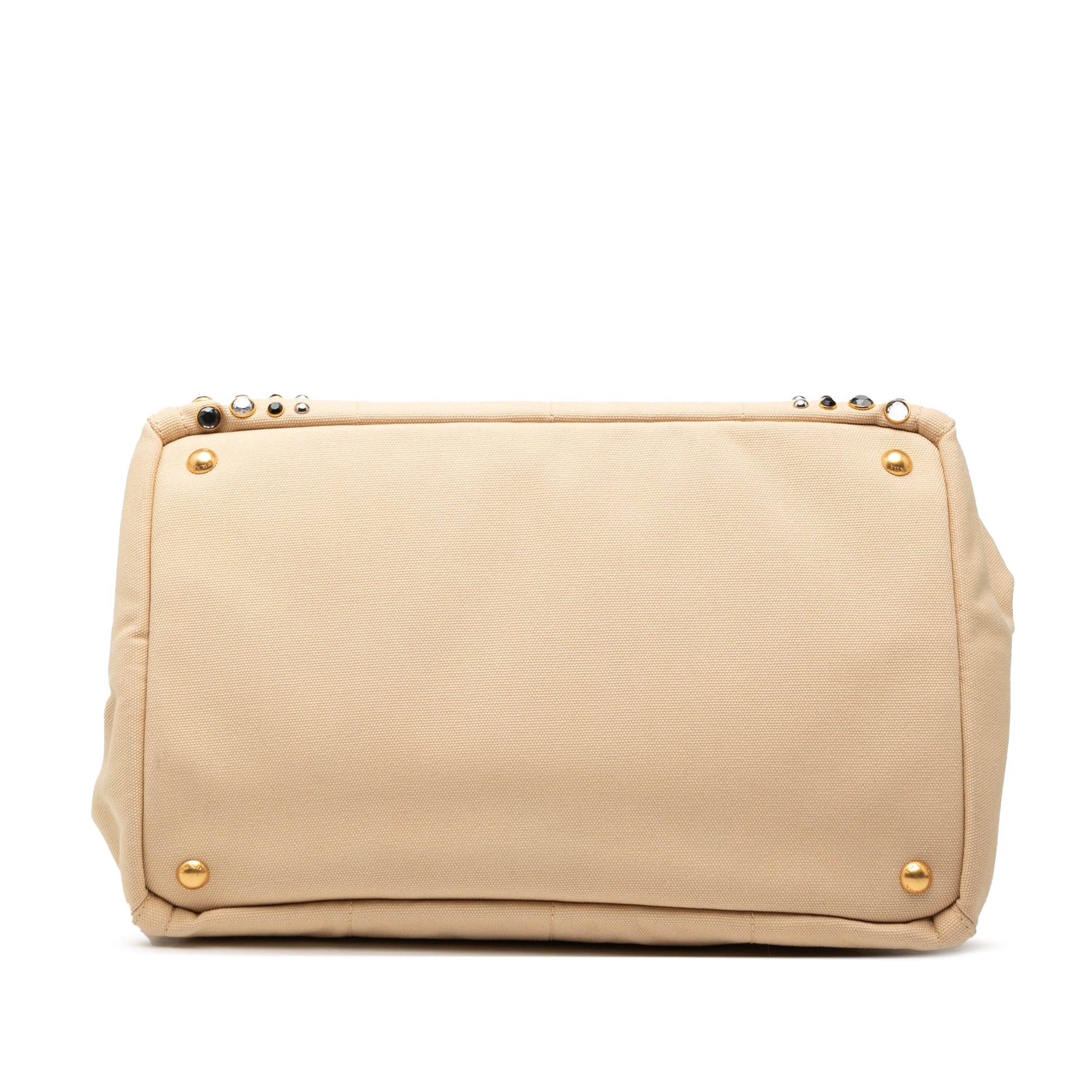 Prada Canvas Canapa Bijoux Satchel